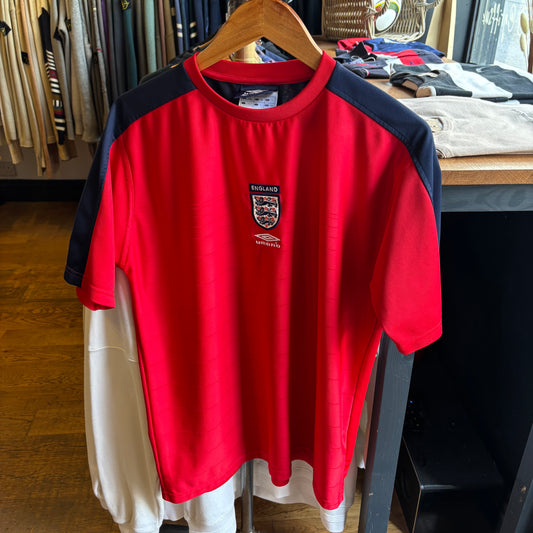 England Umbro 2003/05 Training Shirt Red (Large)
