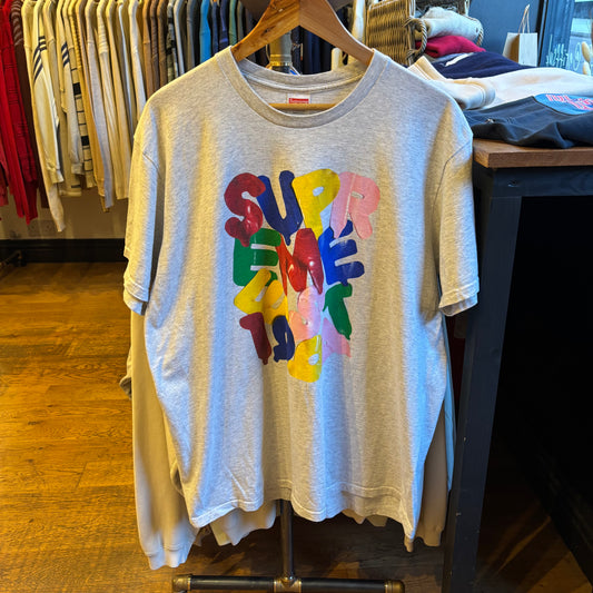 Supreme FW20 Balloons Graphic T-Shirt Grey (Large)