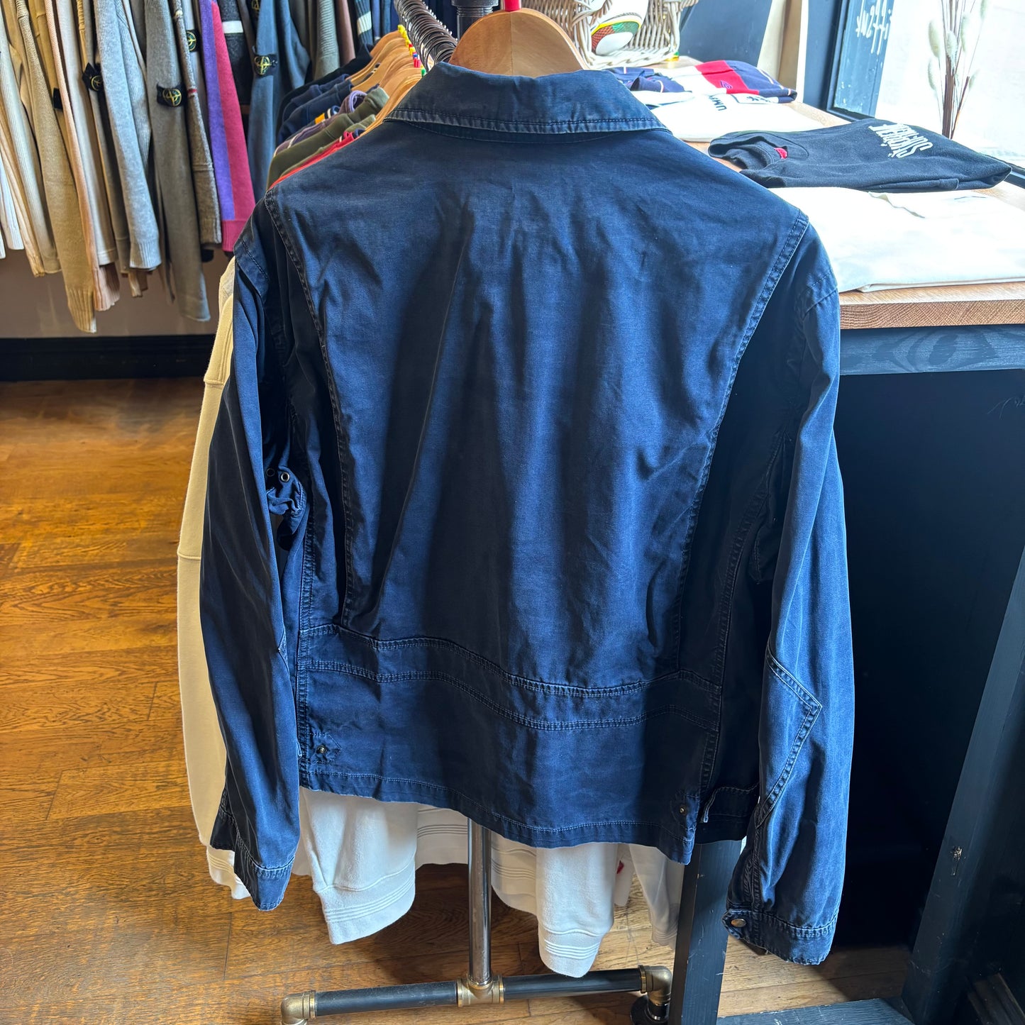 Ralph Lauren Harrington Zip Up Jacket Blue (Large)