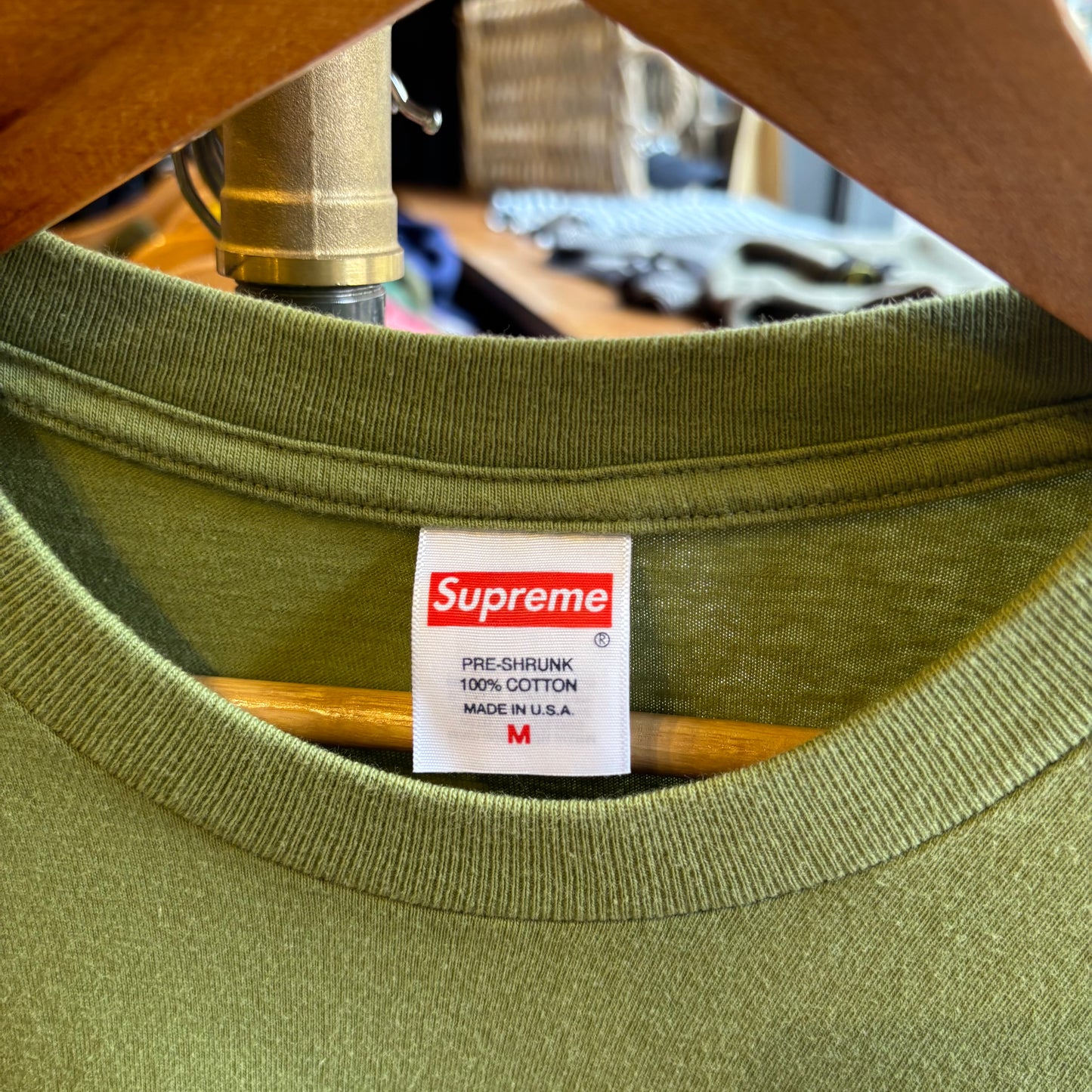 Supreme SS24 Records Graphic T-Shirt Moss Green (Medium)