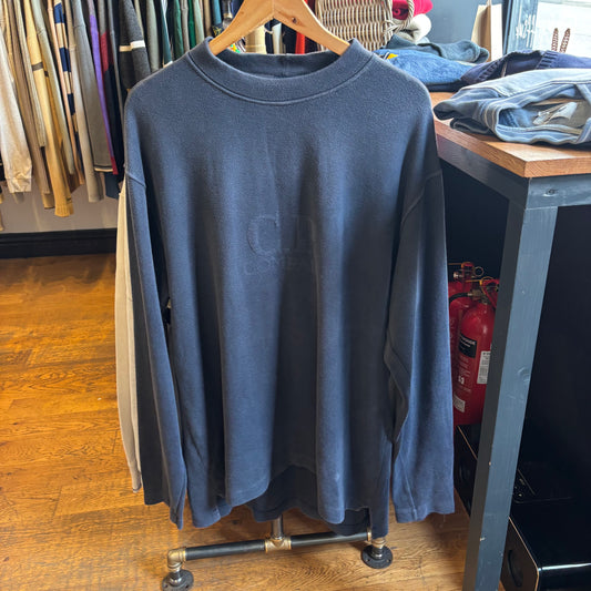 CP Company Relax AW96 Spellout Sweatshirt Navy (XXL)