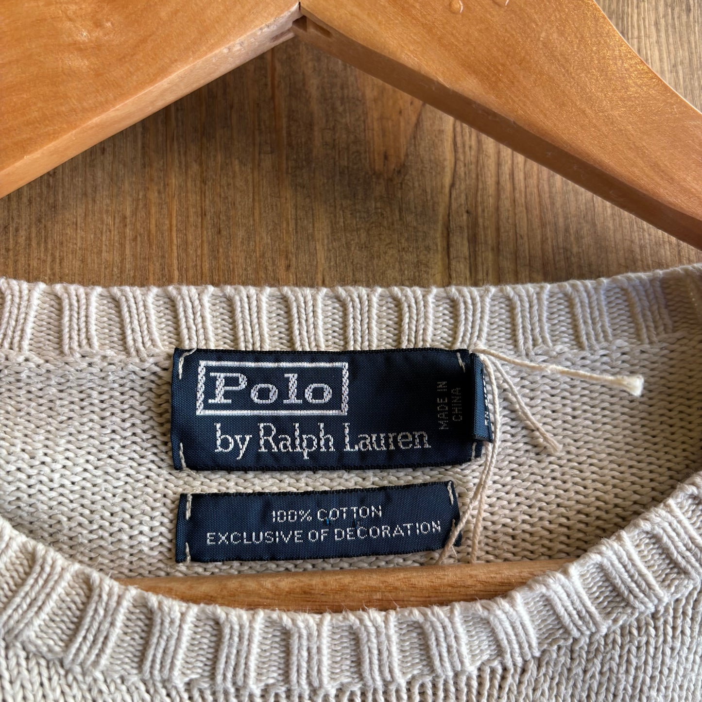 Ralph Lauren Pullover Knit Jumper Cream (XL)