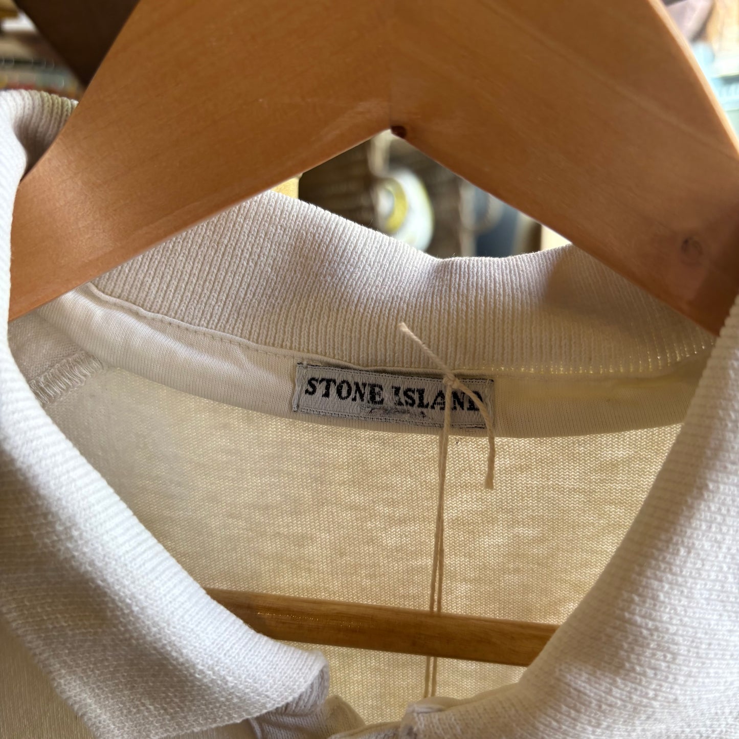 Stone Island S/S 2007 82-07 Polo Shirt White (Medium)