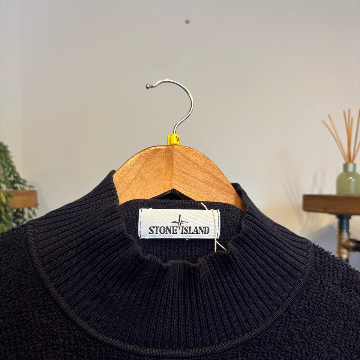 Stone Island A/W 2018 Pullover Towel Knit Navy (Medium)
