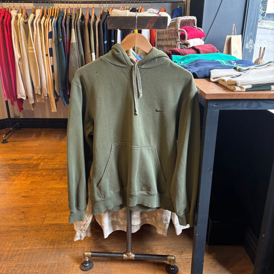 Nike Swoosh Oversized Hoodie Green (Medium)