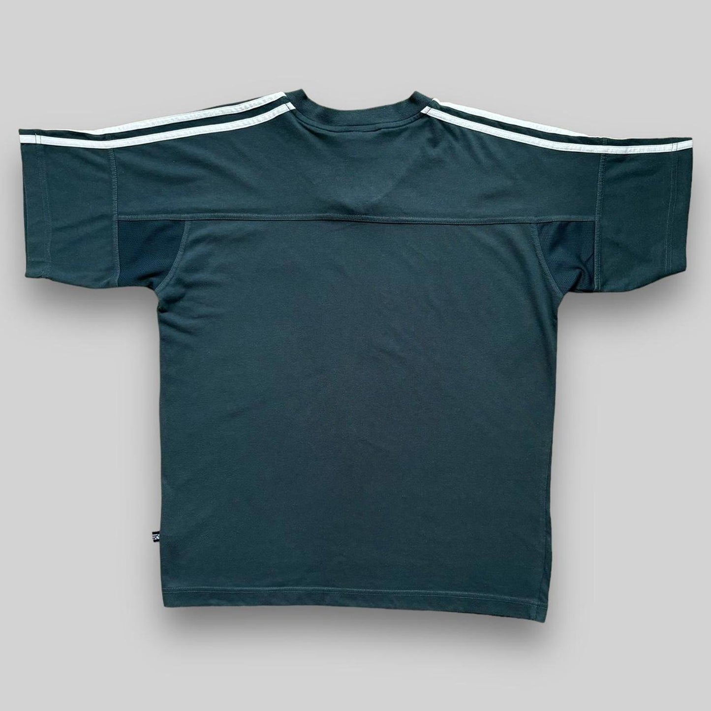Adidas V Neck T Shirt Navy (Large)