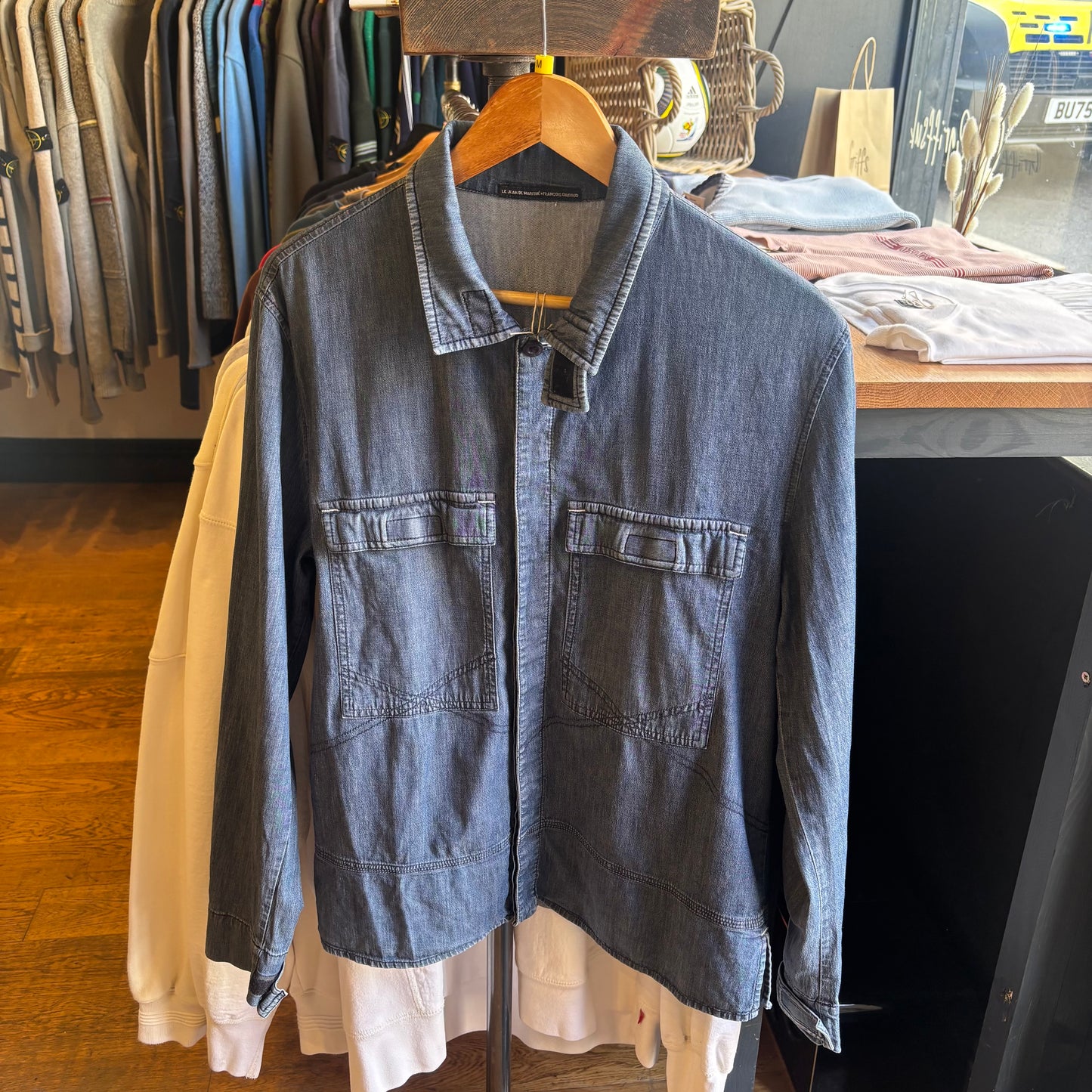 Marithe & Francois Girbaud Denim Shirt Blue (Medium)