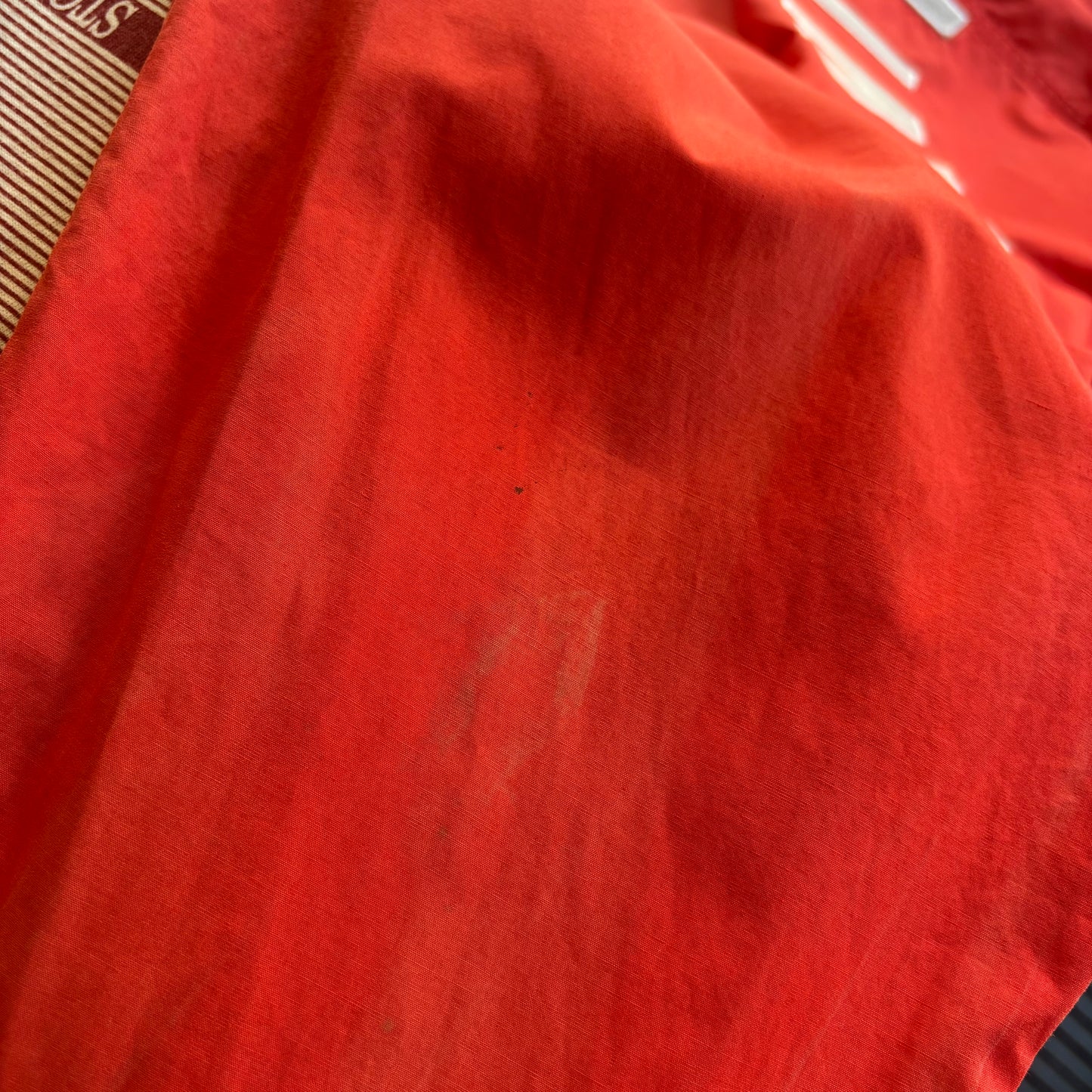Avirex 1980s Zip Bomber Jacket Red (Medium)