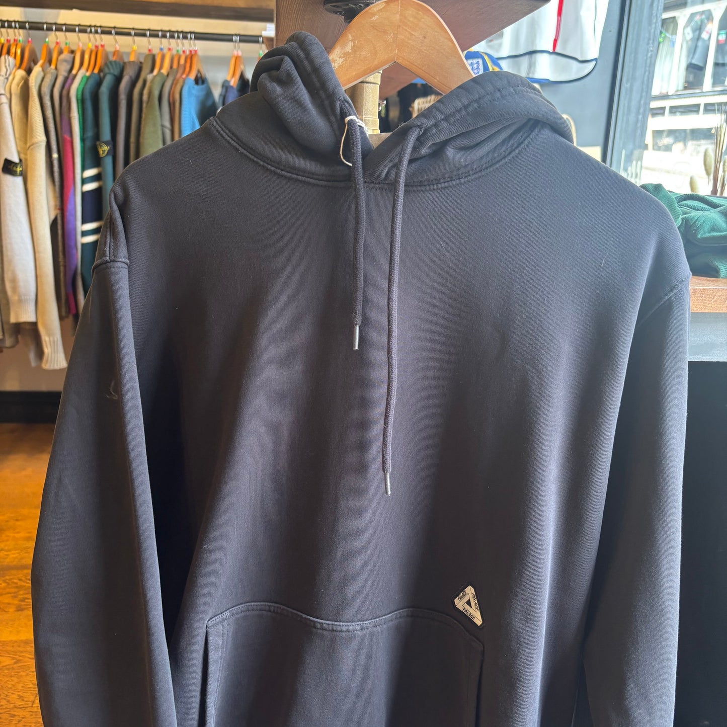 Palace Sofar Oversized Hoodie Black (Large)