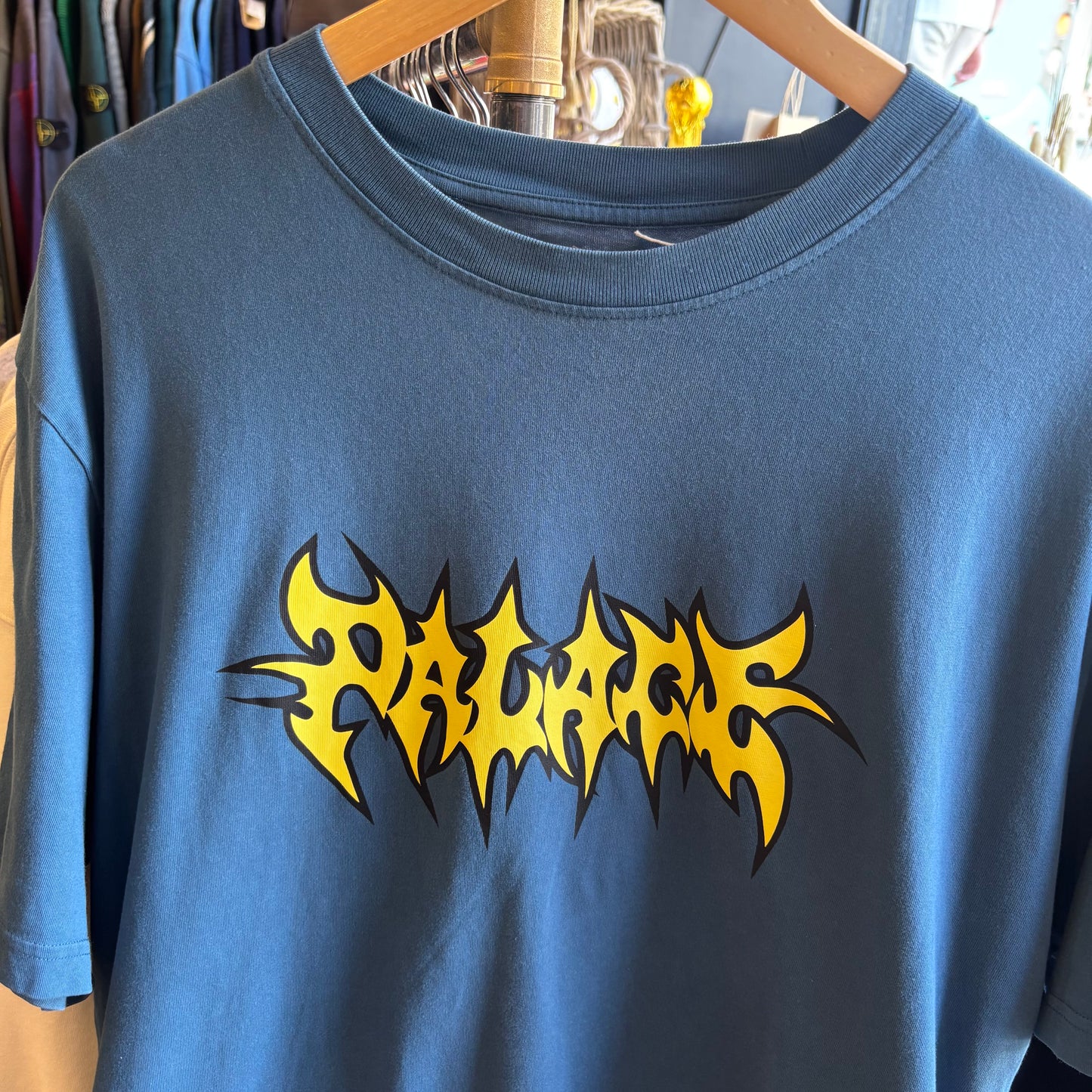 Palace SS22 Semi Mosh T-Shirt Blue (XL)