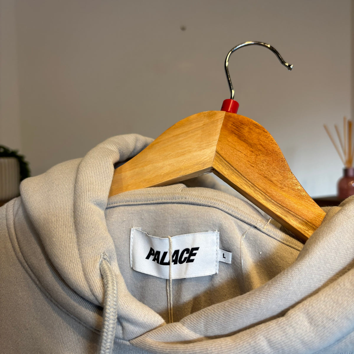 Palace FW25 Performance Spellout Hoodie Grey (Large)
