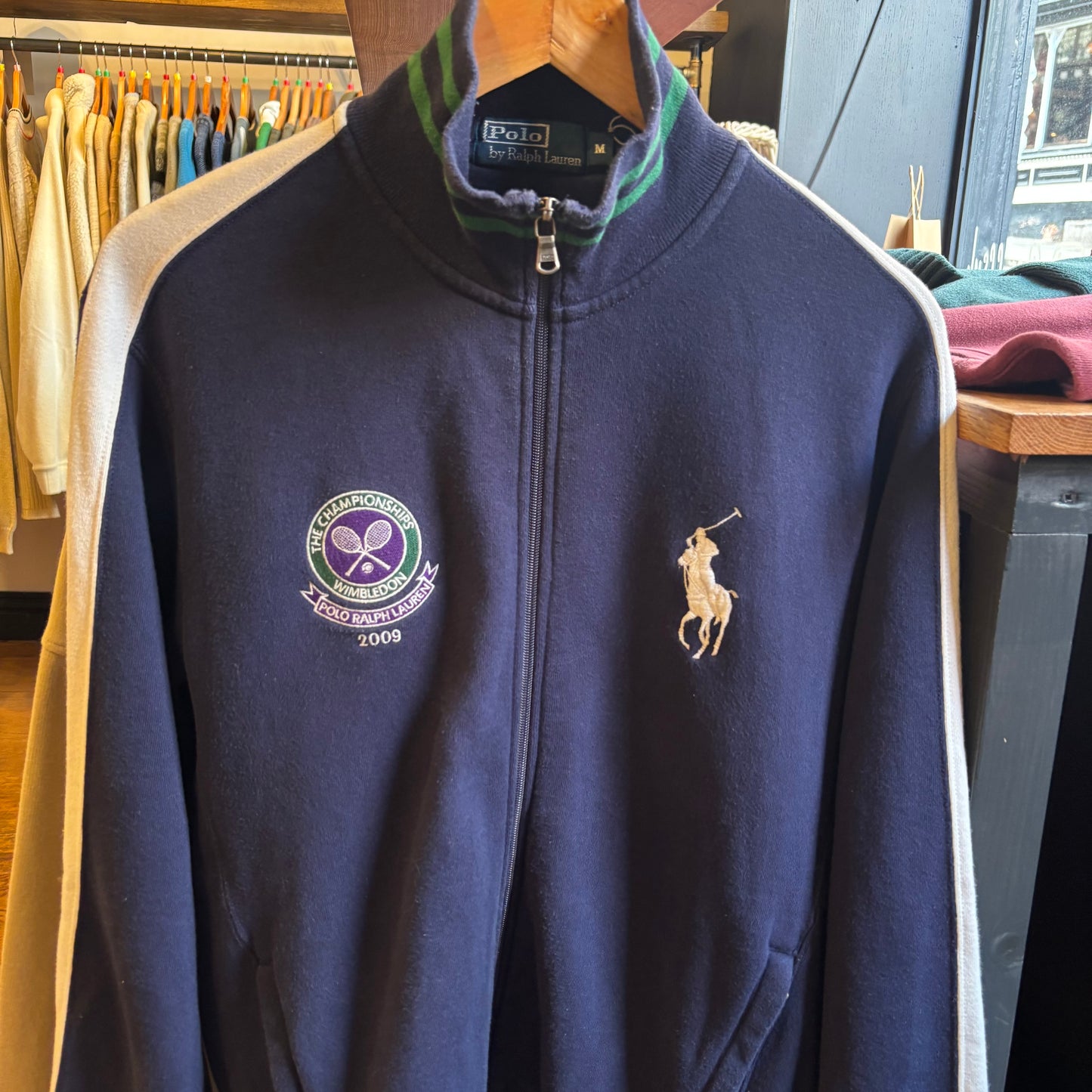 Ralph Lauren Wimbledon 2009 Full Zip Jumper Navy (Medium)