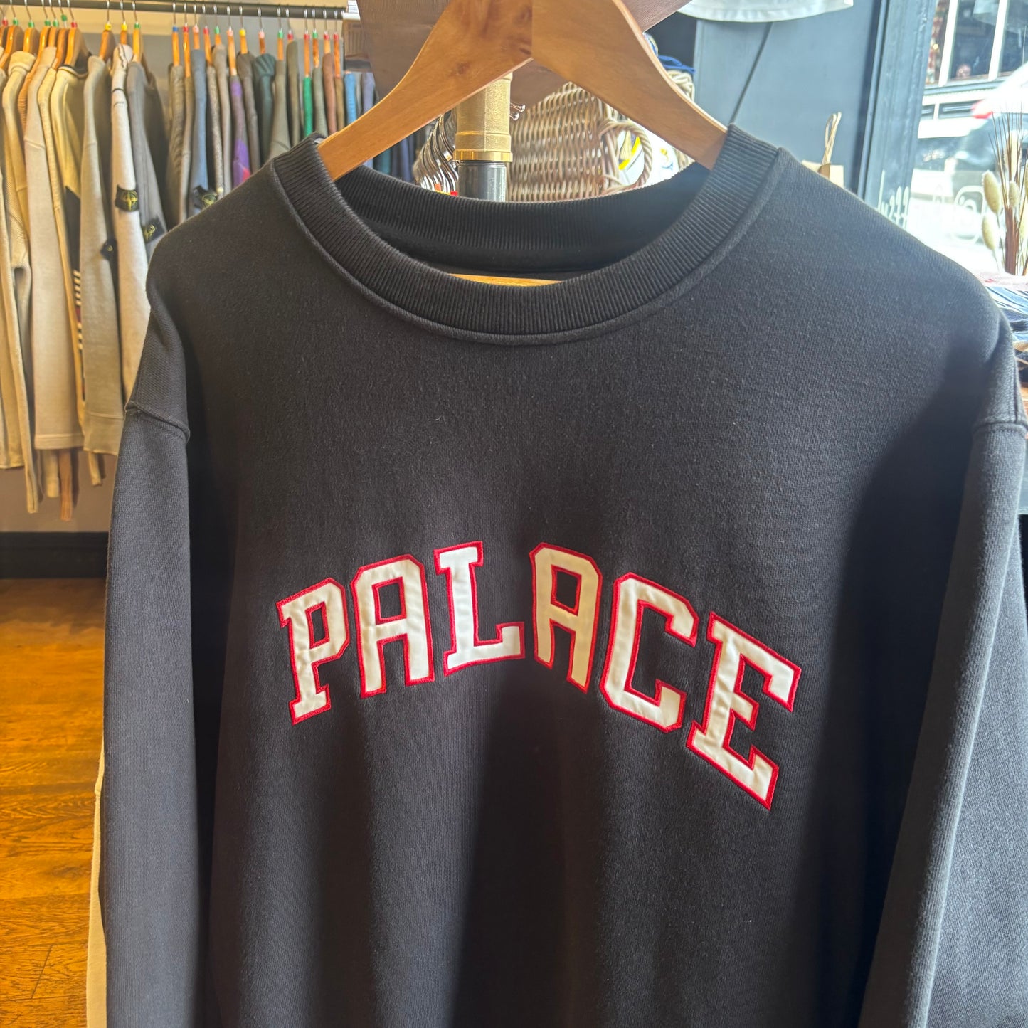 Palace FW20 Alas Oversized Sweatshirt Black (XL)