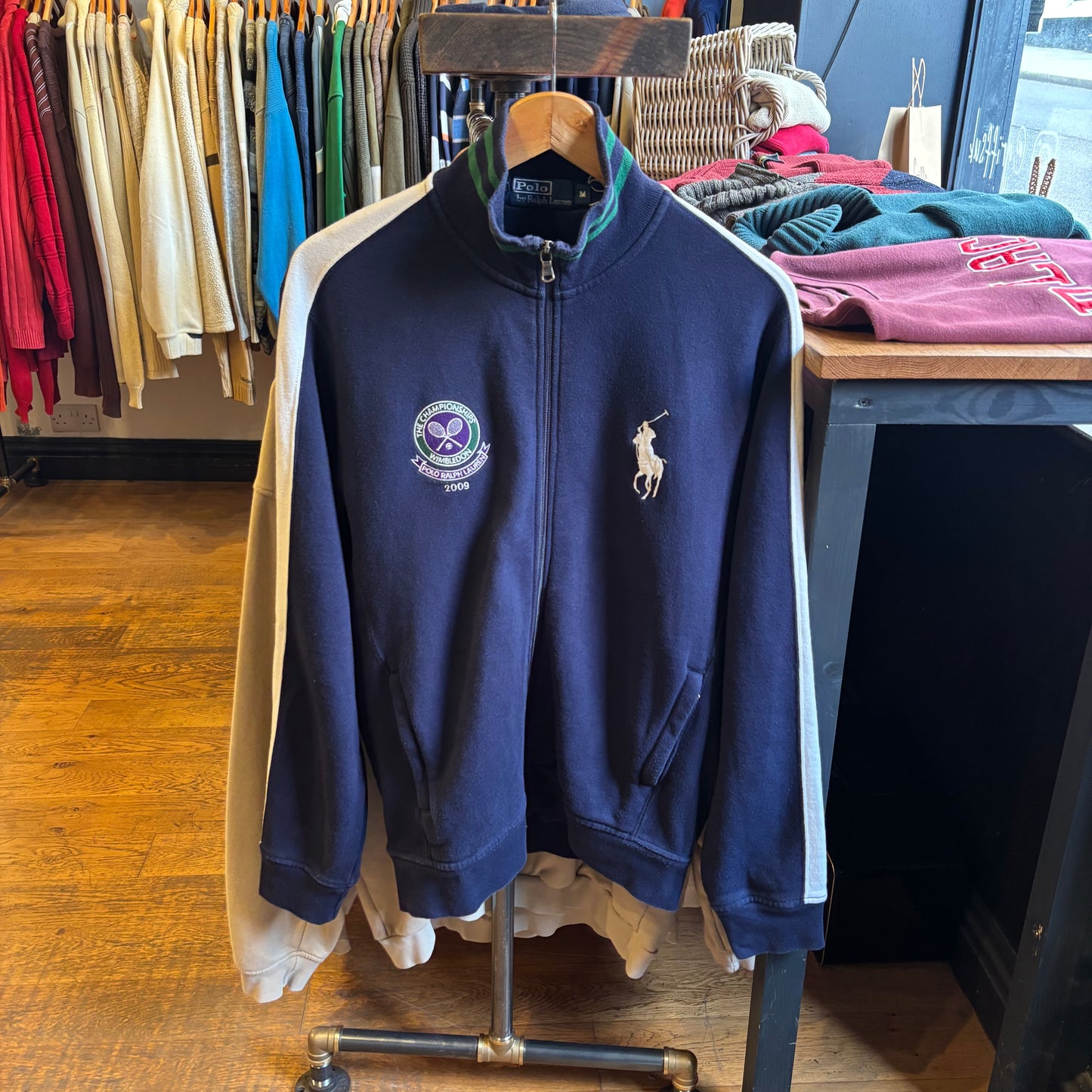 Ralph Lauren Wimbledon 2009 Full Zip Jumper Navy (Medium)