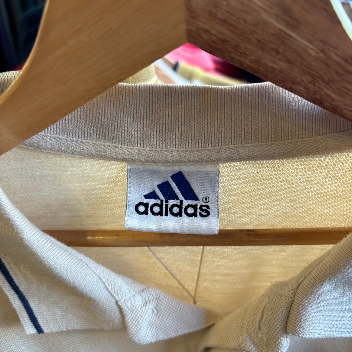 Adidas 90s Polo Shirt Cream (XL)
