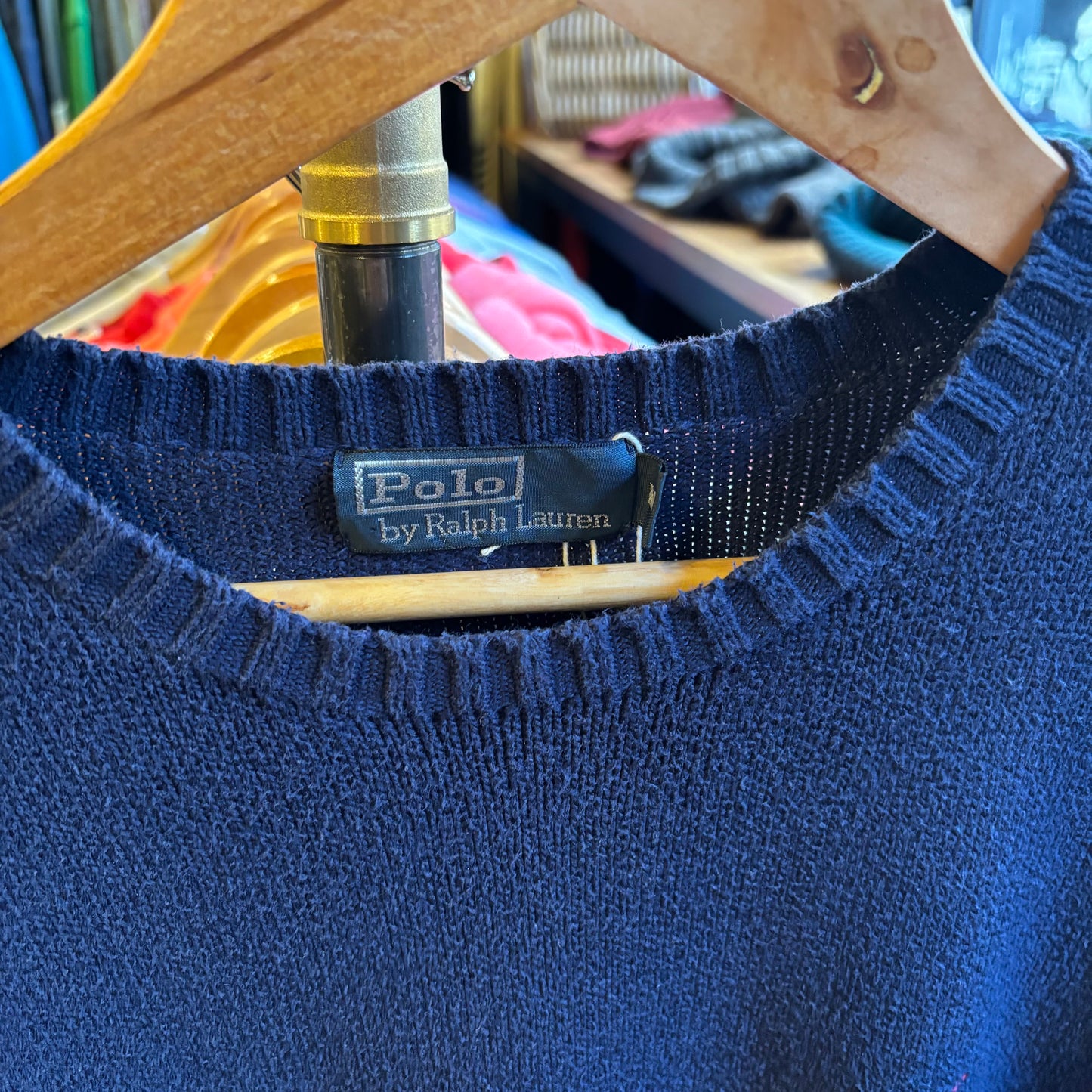 Ralph Lauren Pullover Knit Jumper Navy (Medium)