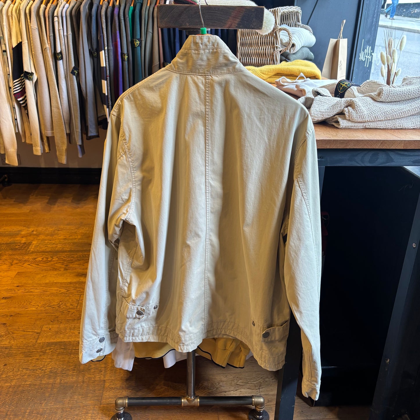 Paul Smith Jeans Harrington Zip Up Jacket Cream (XL)