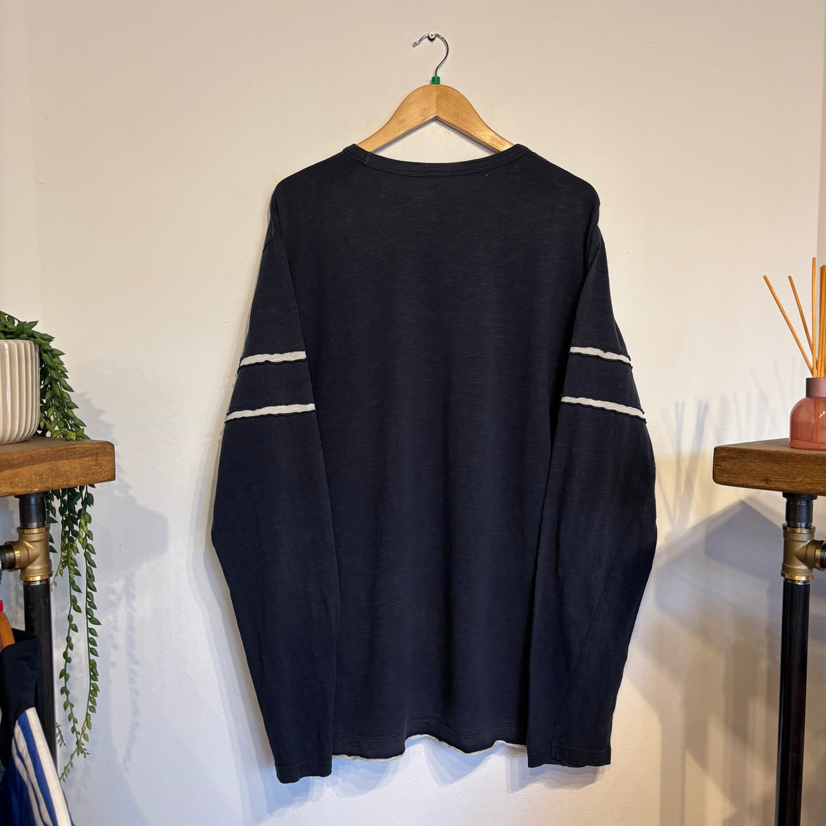 O'Neill Spellout Two Tone Longsleeve T-Shirt Navy (XL)