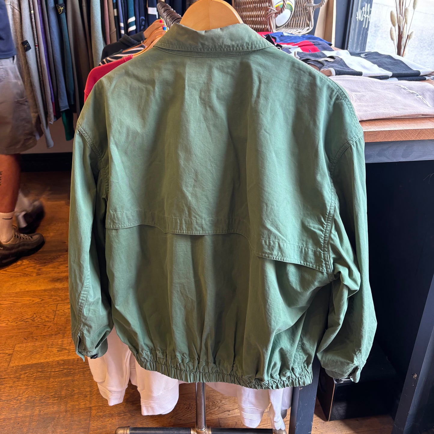 Christian Dior 90s Zip Up Utility Jacket Green (Medium)