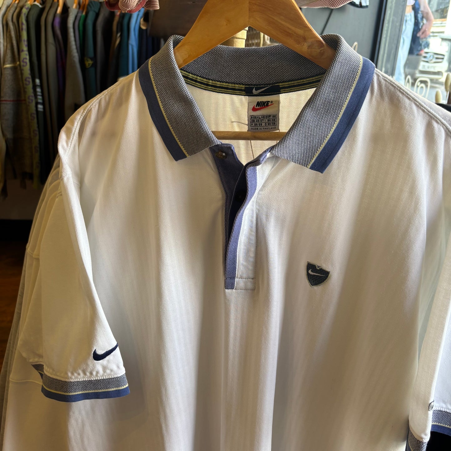 Nike Golf Oversized 90s Polo Shirt White (XL)