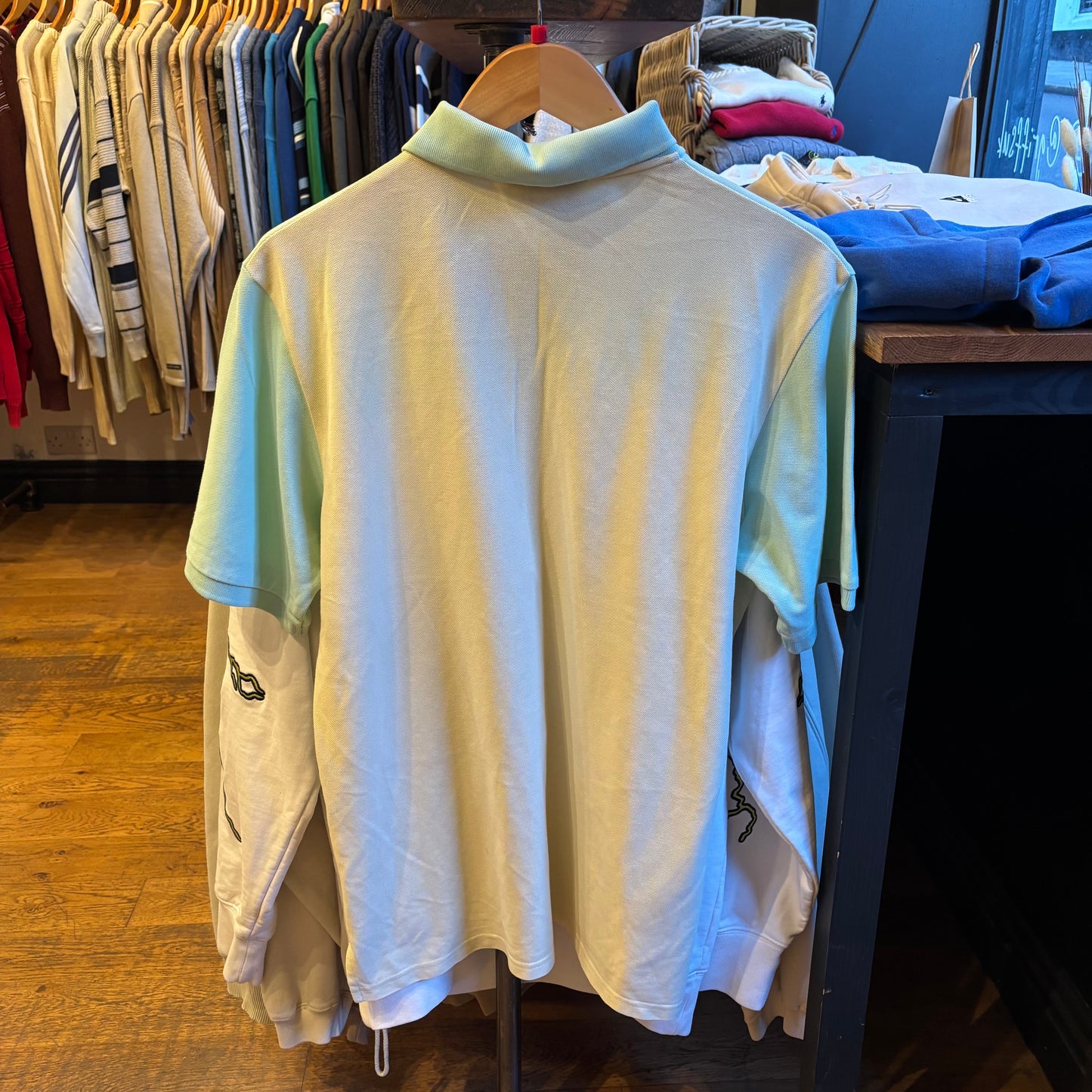 Yves Saint Laurent Colourblock Polo (Large)