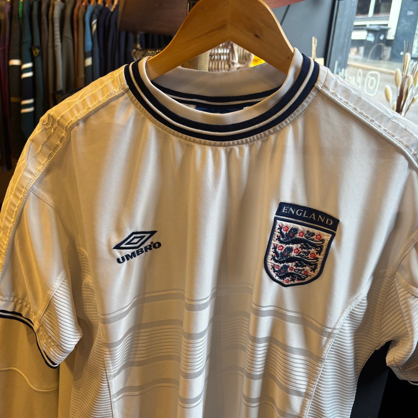 England Umbro 1999/01 Home Shirt White (Medium)