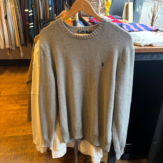 Ralph Lauren Pullover Knit Jumper Grey (Medium)