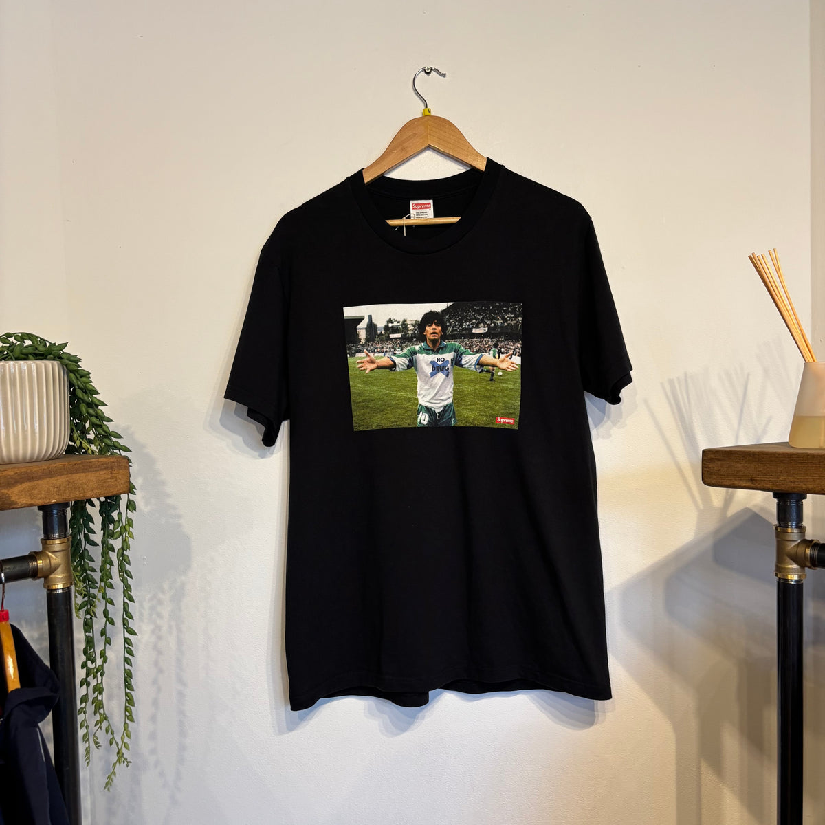 Supreme SS24 Maradona Graphic T-Shirt Black (Medium)