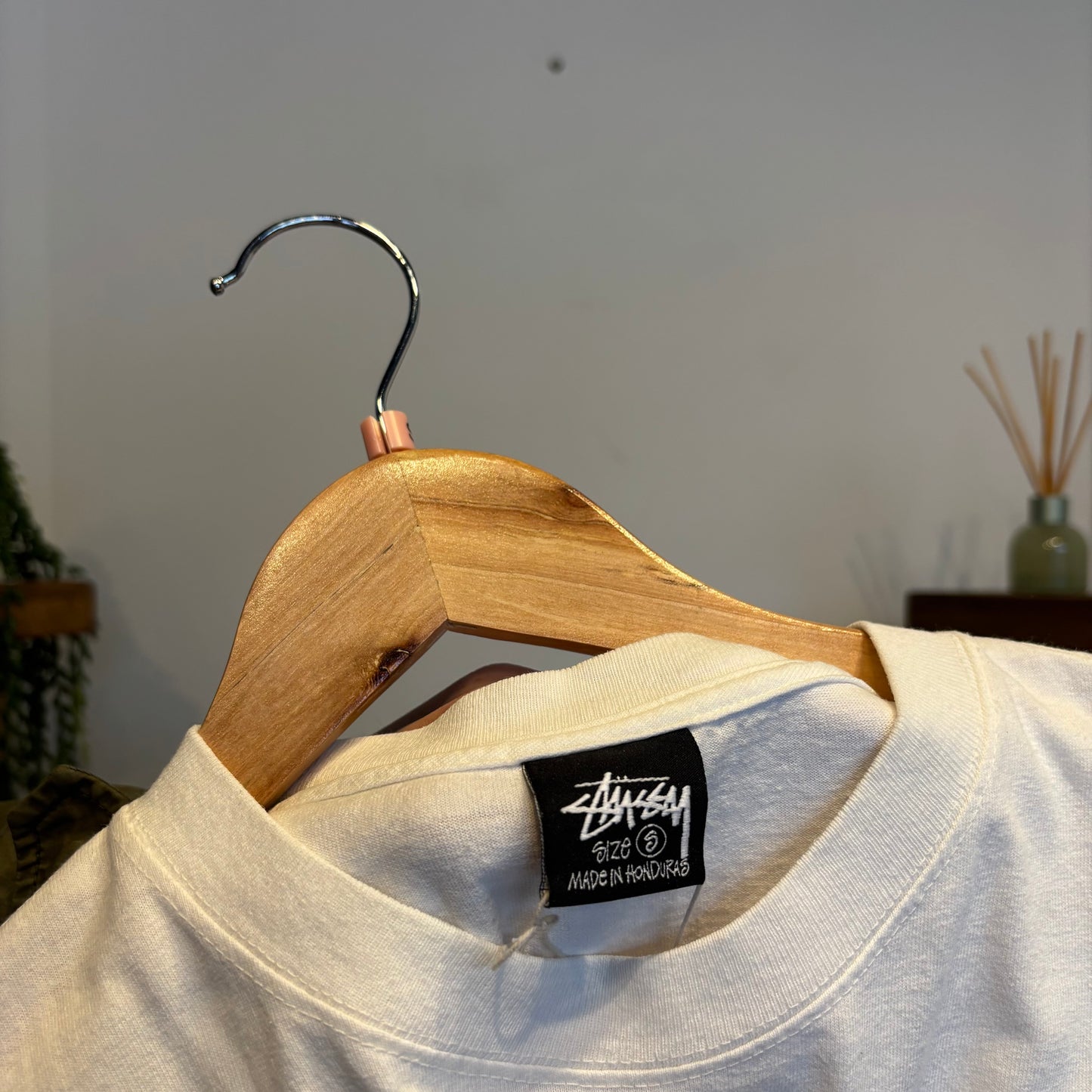 Stussy SS24 Burly Threads Graphic T-Shirt White (Small)