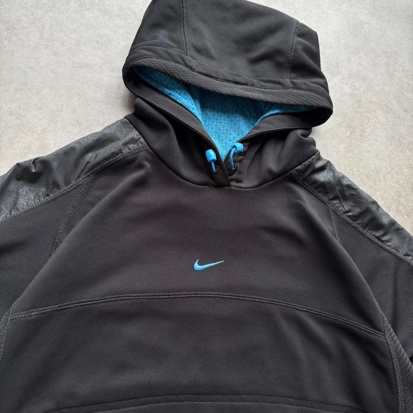 Nike Centre Swoosh Hoodie Black (Large)
