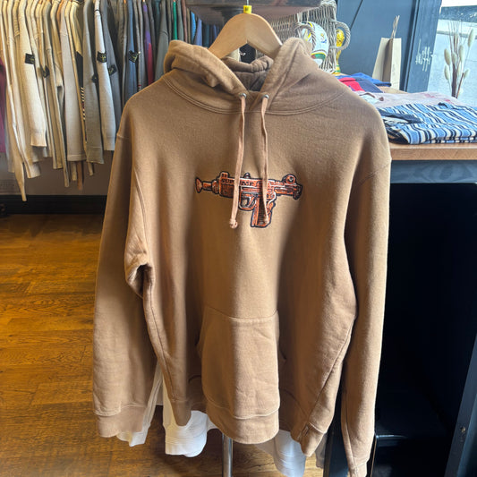 Supreme SS19 Toy Uzi Hoodie Brown (Medium)