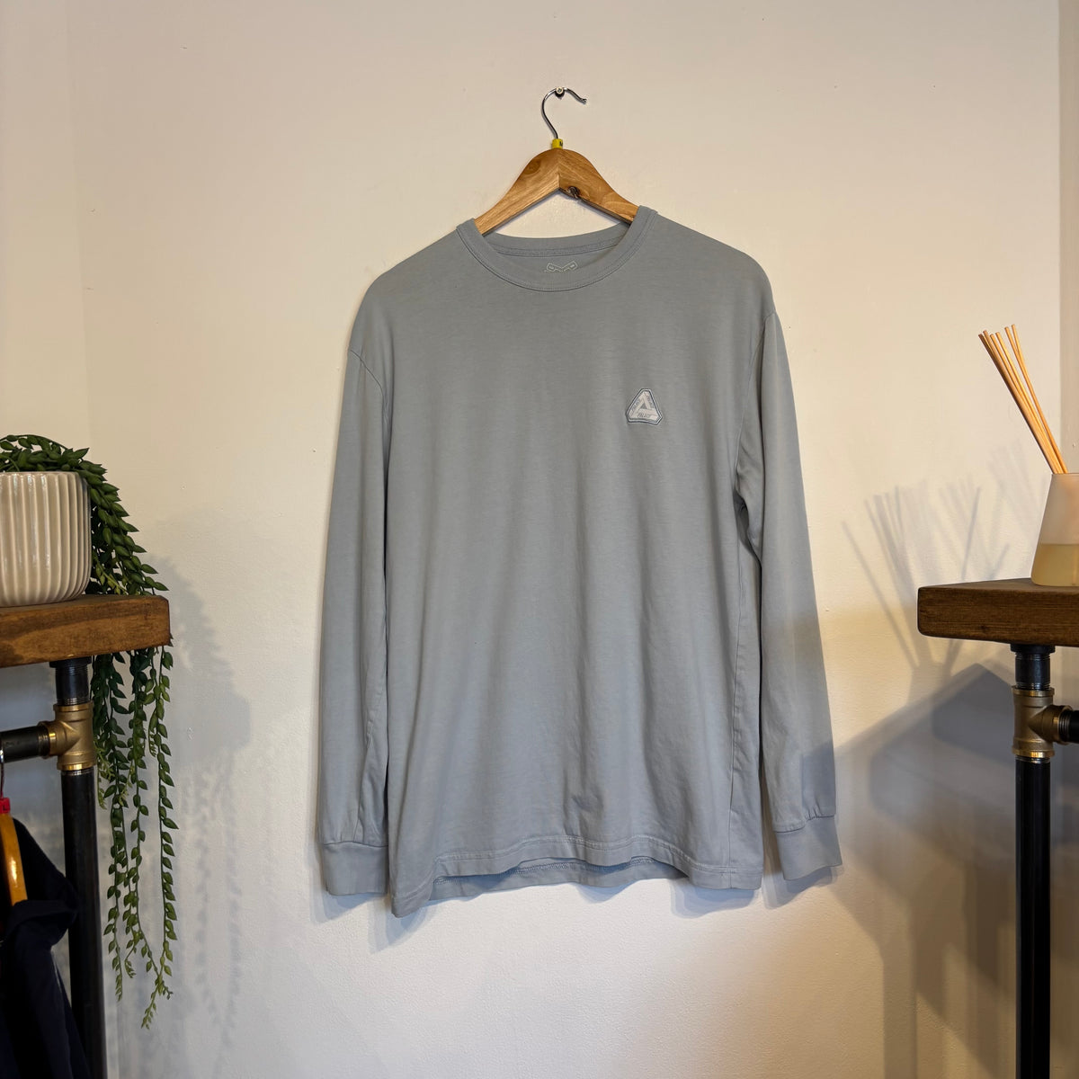 Palace Sofar Longsleeve T-Shirt Light Blue (Medium)