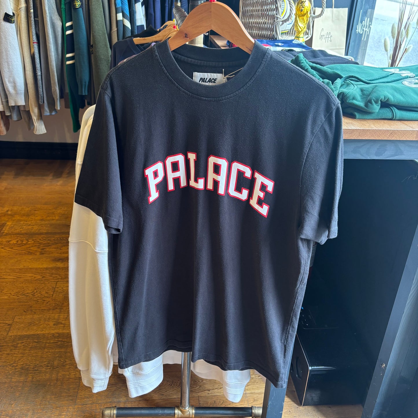 Palace FW20 Alas Spellout T-Shirt Black (Large)