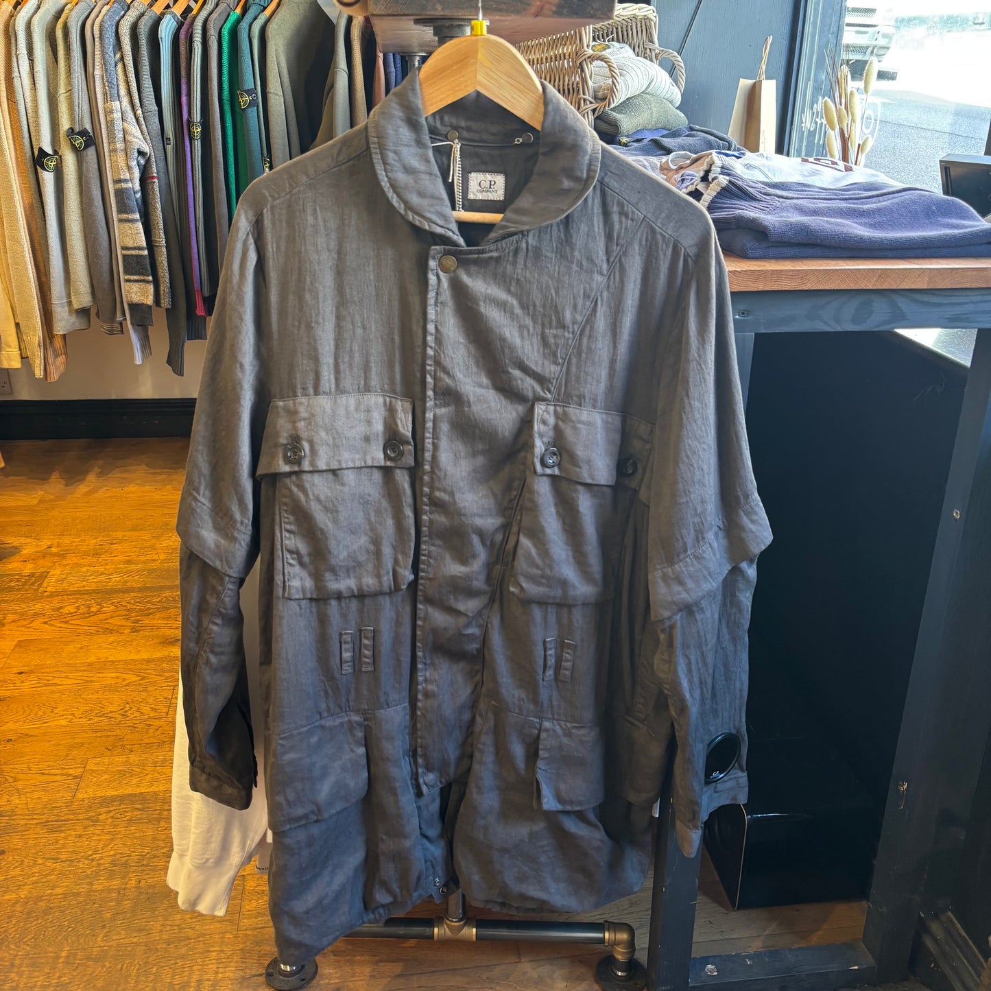 CP Company S/S 2010 Multi Pocket Watchviewer Jacket Grey (Large)