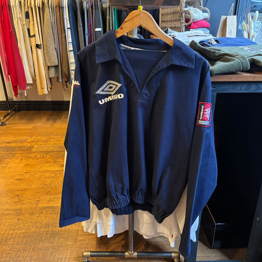Umbro Pro Training Spellout Drill Top Navy (Medium)