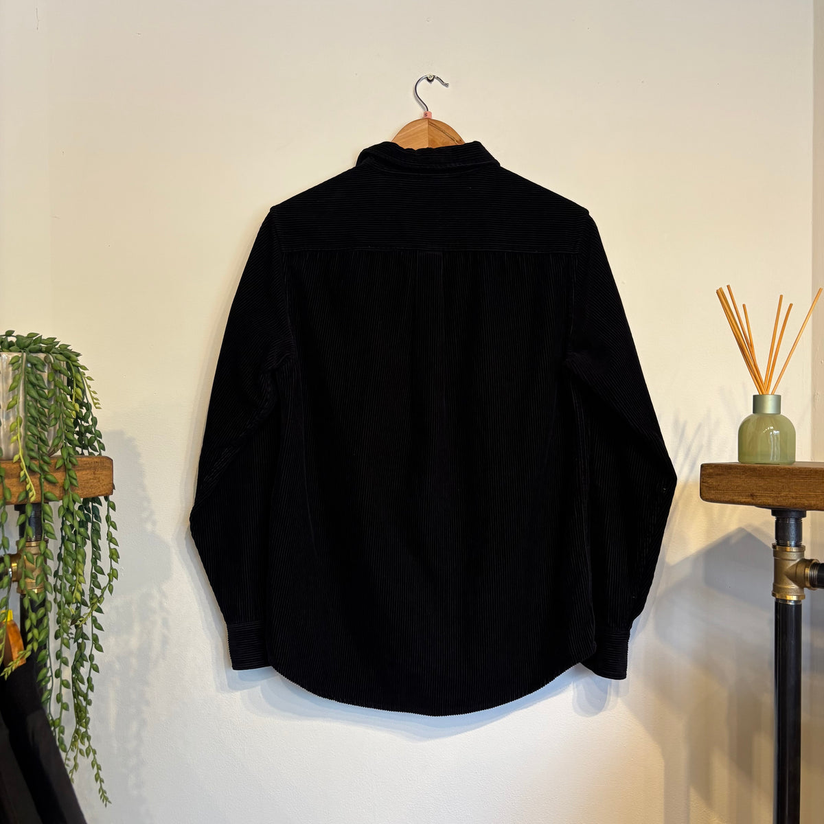 Carhartt Madison Corduroy Button Shirt Black (Small)
