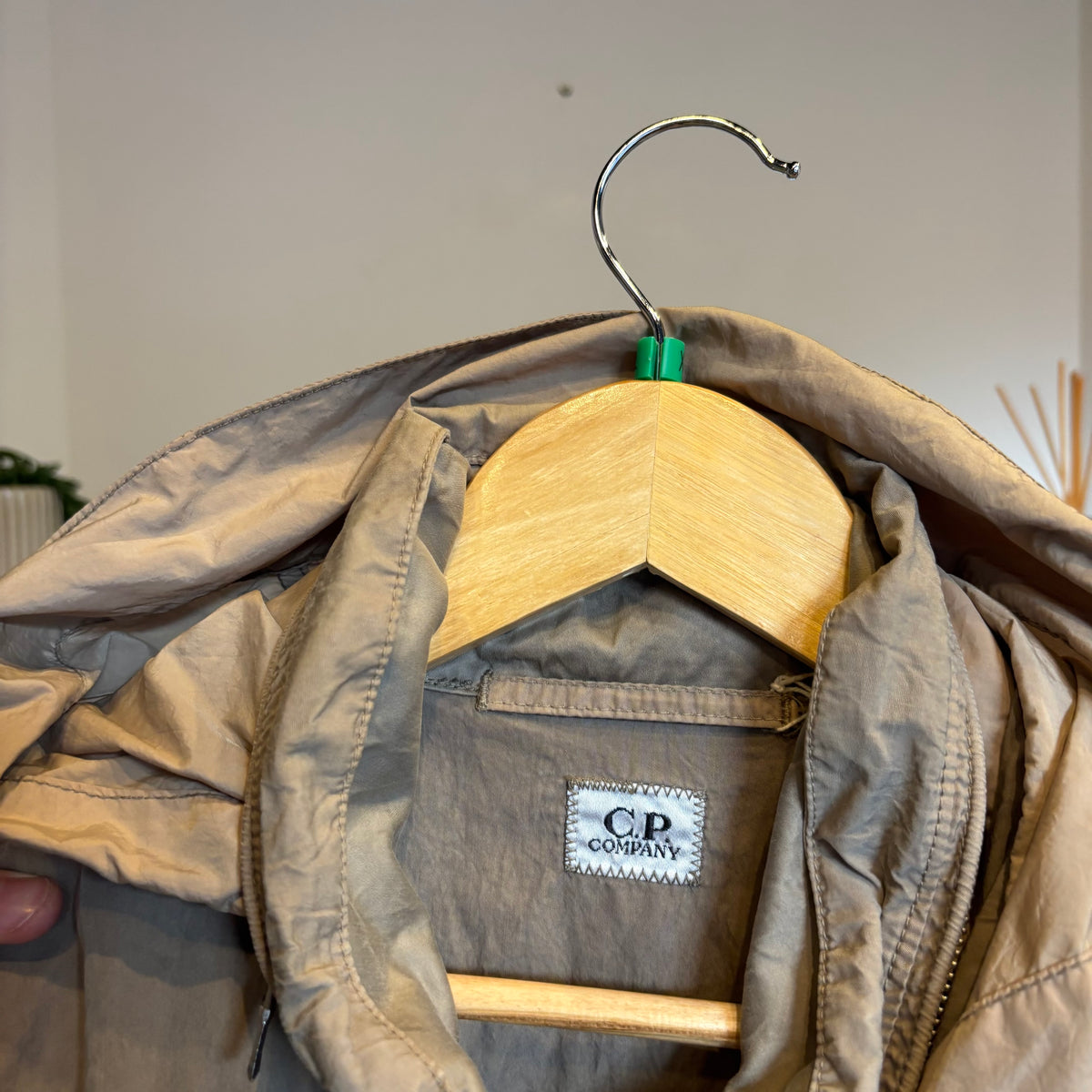 CP Company S/S 2007 Hooded Flight Jacket Beige (XL)