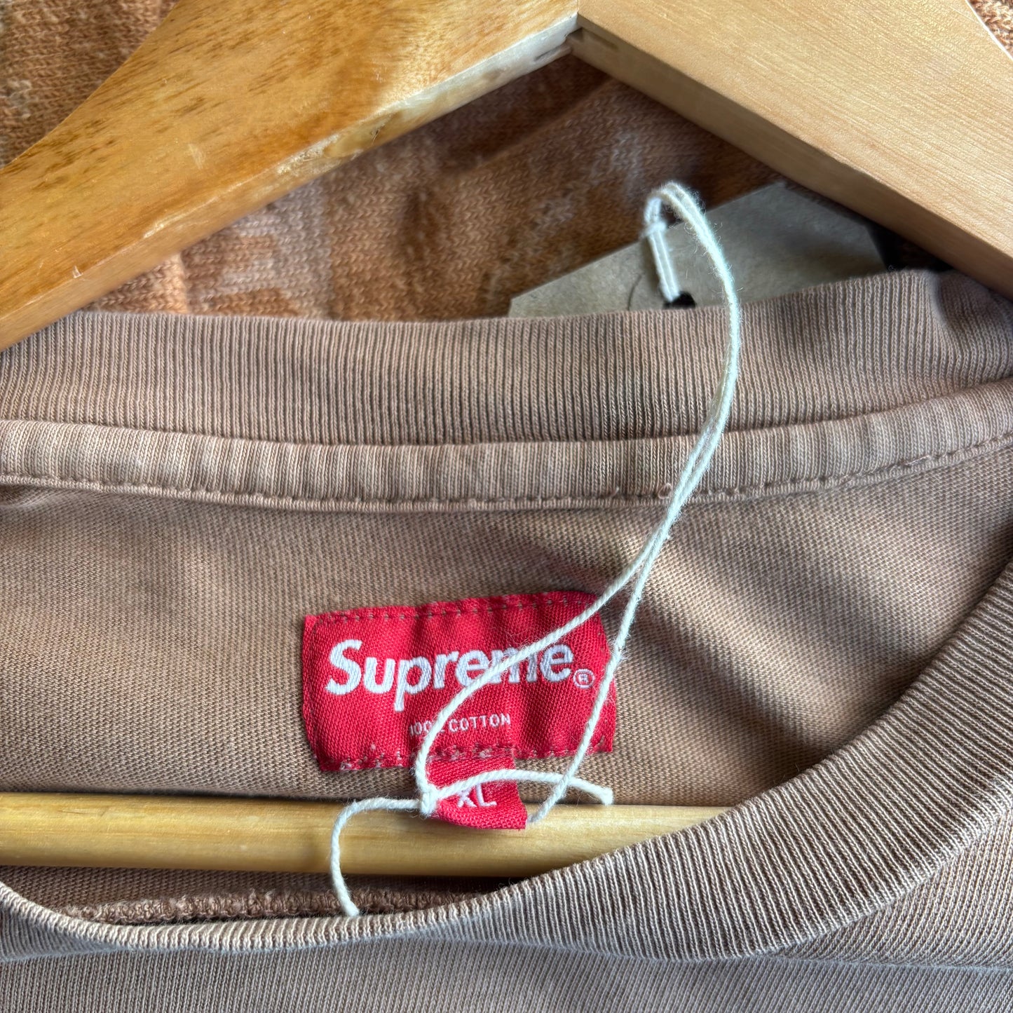Supreme SS22 Washed Handstyle T-Shirt Brown (XL)