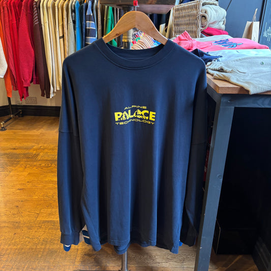 Palace FW21 Alpine Technology Long Sleeve T-Shirt Navy (Large)