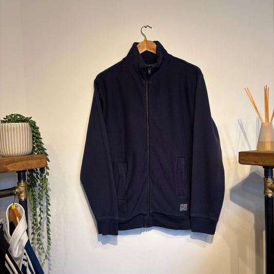 Stussy Y2K Full Zip Jumper Navy (Medium)