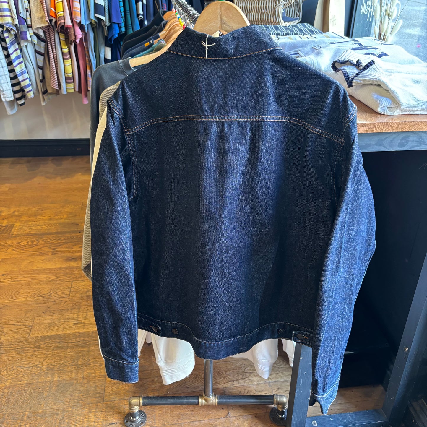 Stone Island Denim 2000's Button Up Jacket Navy (XL)