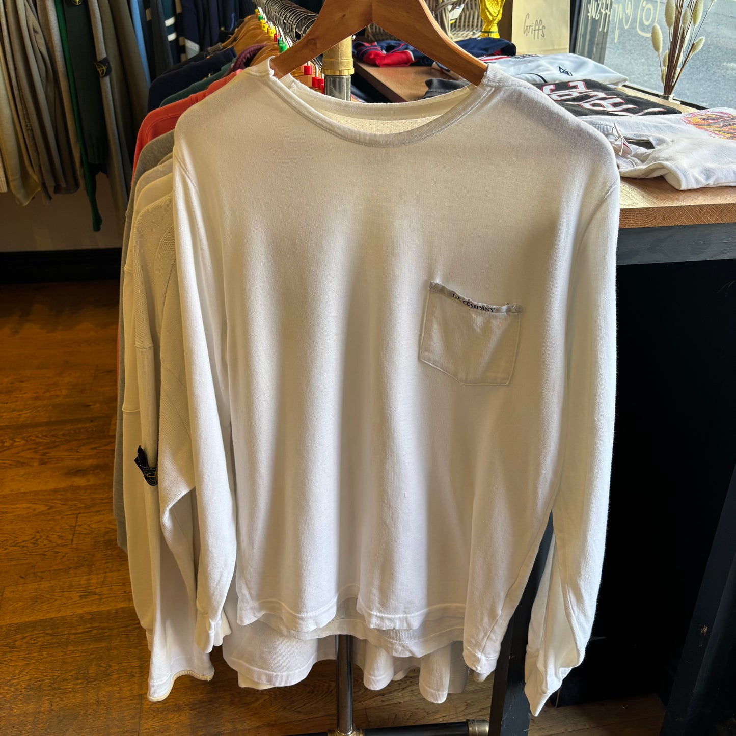CP Company 2010's Longsleeve T-Shirt White (Large)