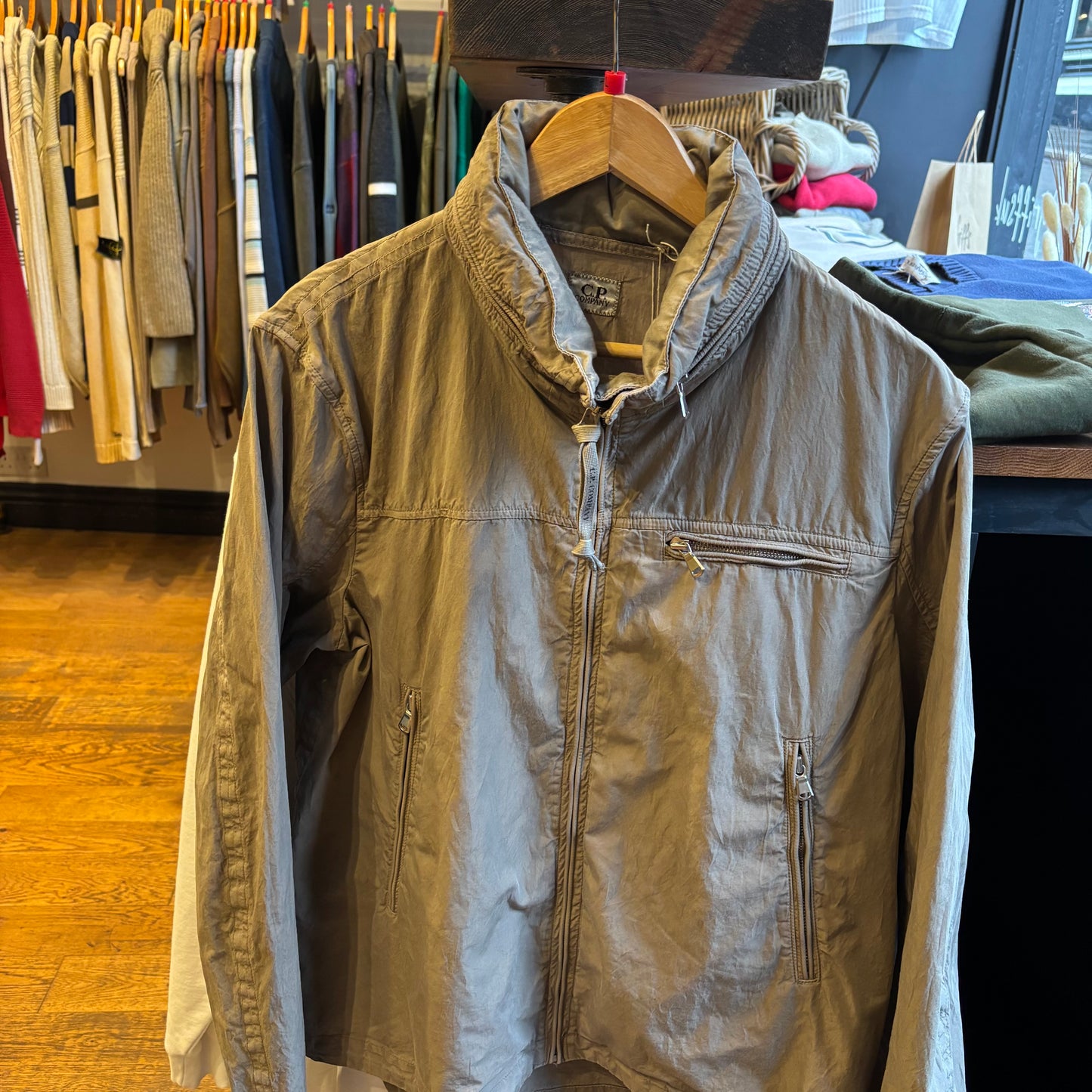 CP Company SS07 Zip Up Jacket Tan (Large)