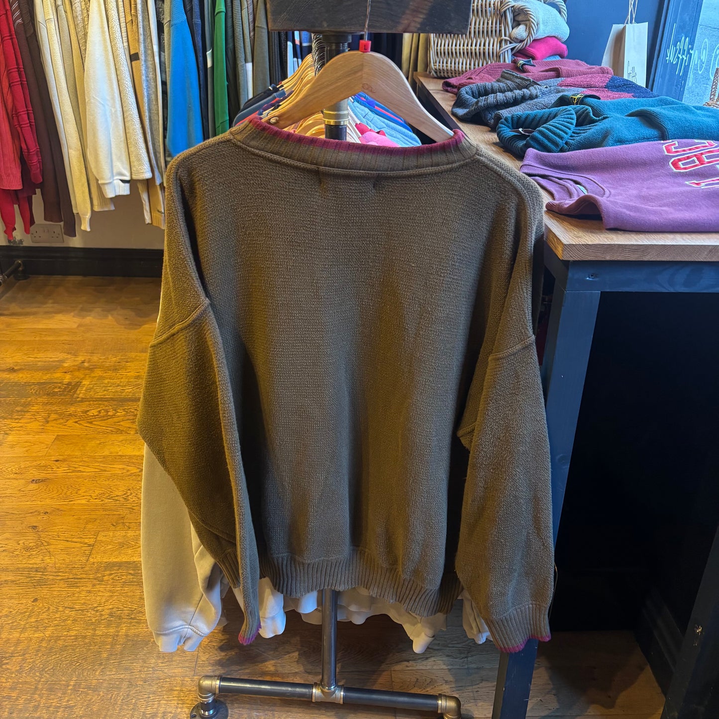 Timberland Weathergear Oversized Knit Brown (Large)