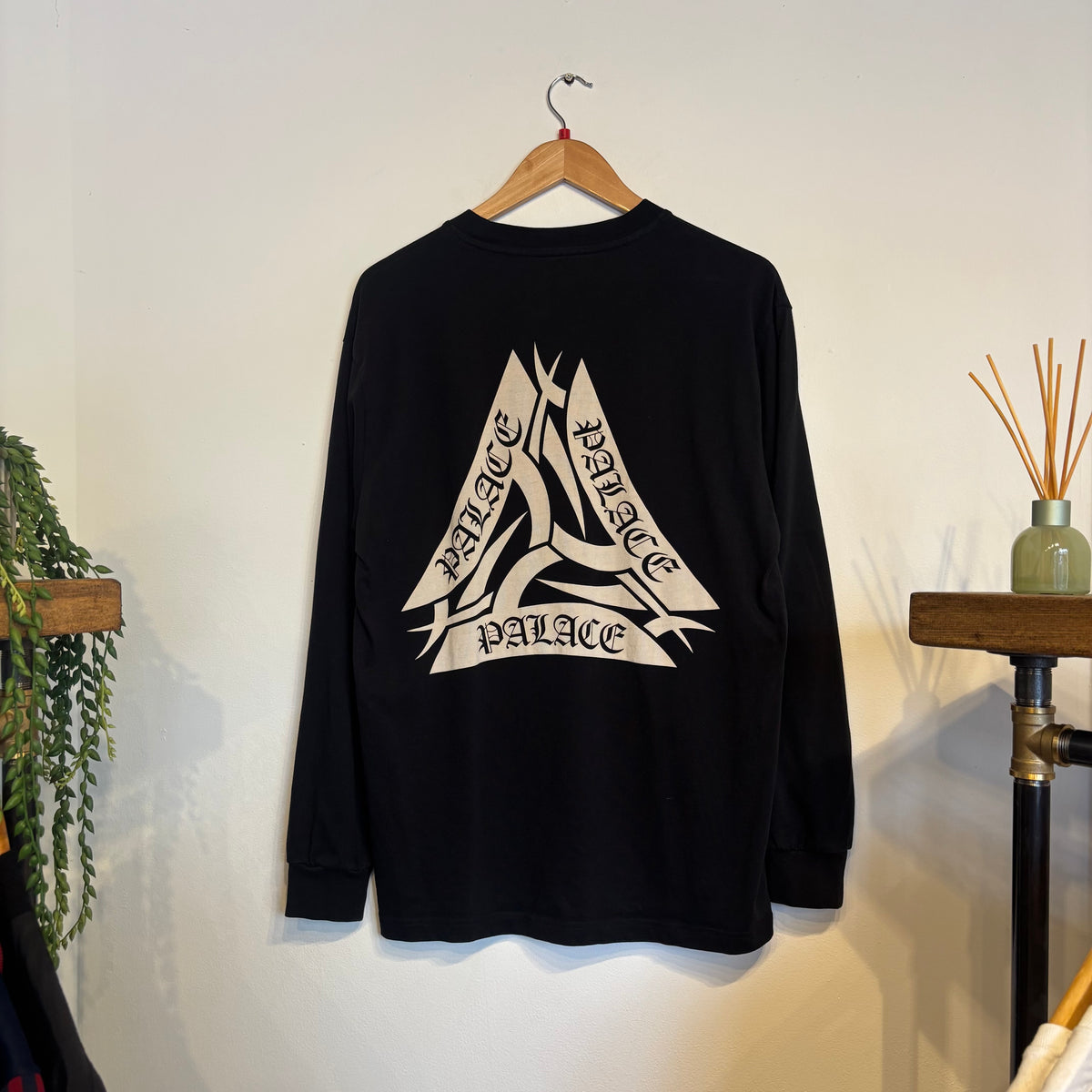 Palace FW23 Tribal Tri Longsleeve T-Shirt Black (Large)