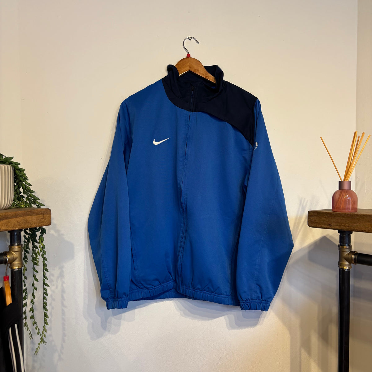 Nike T90 Zip Track Jacket Blue (Medium)