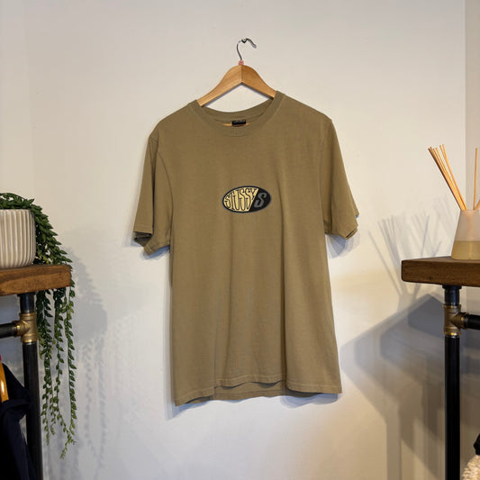 Stussy Pitstop Pigment Dyed T-Shirt Beige (Small)
