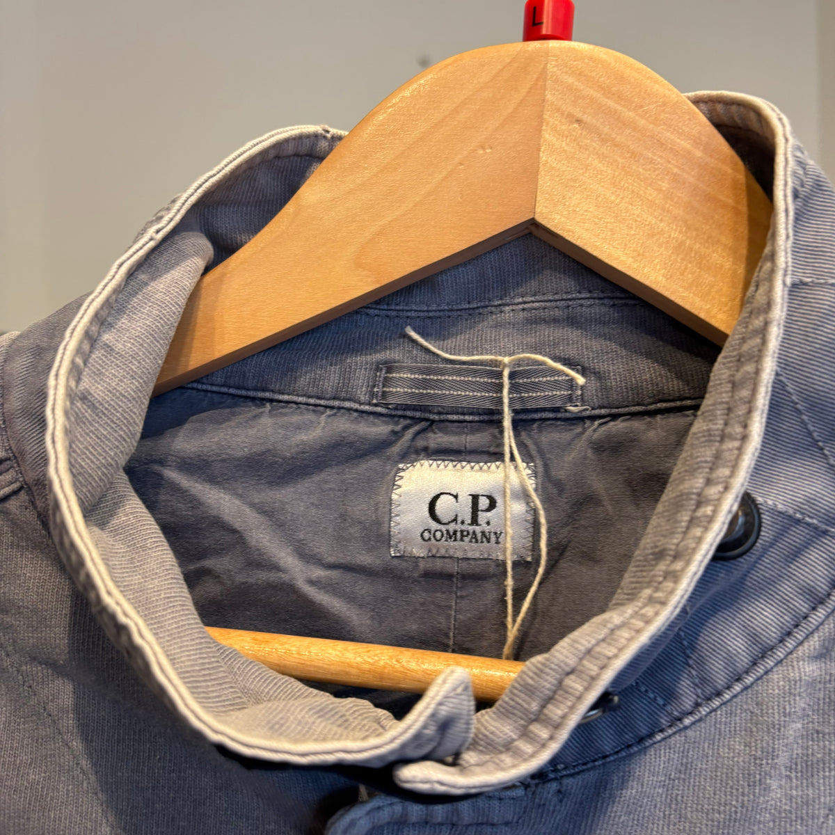 CP Company Multi Pocket Cotton Chore Jacket Light Blue (Large)
