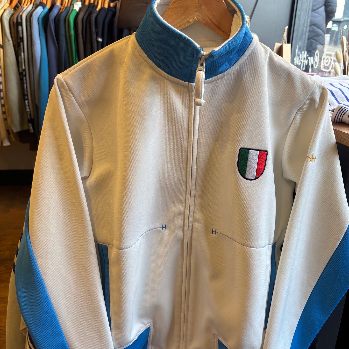 Nike Italy 2004/05 Zip Up Track Jacket White (Small)