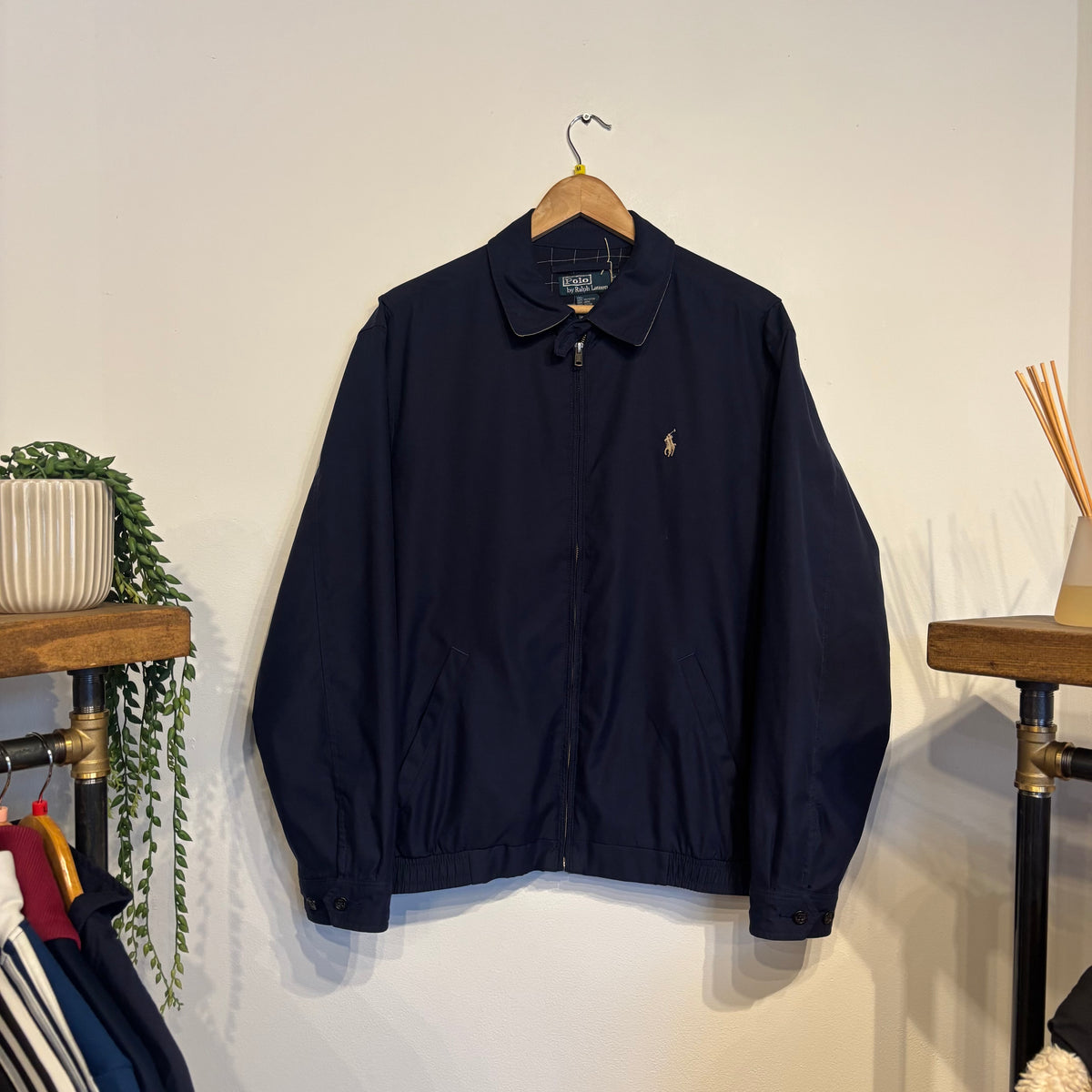 Ralph Lauren Harrington Zip Jacket Navy (Medium)